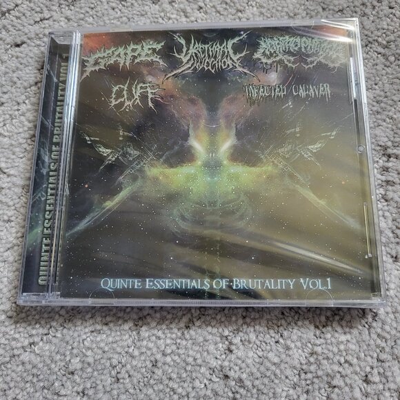 5 Band Split CD - Quinte Essentials Of Brutality Vol.1 (CD) - BRAND NEW WRAPPED! - Picture 1 of 2